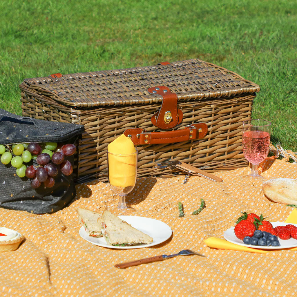 Personalised Luxury Picnic Hamper Basket By Dibor