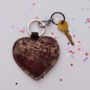 Leather Heart Keyring, thumbnail 5 of 7