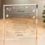 Personalised Nanny Poem Gift Acrylic Plaque, thumbnail 1 of 6