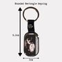 Leather And Metal Personalised Ultrasound Keyring, thumbnail 5 of 5