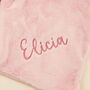 Personalised Pink Bunny Comforter, thumbnail 4 of 5