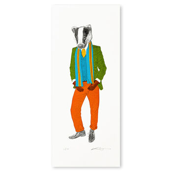 The Badger | Silkscreen Print, 2 of 4