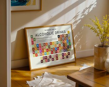 Periodic Table Of Alcoholic Drinks Art Print, 4 of 11