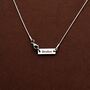 Customisable Silver Snake Chain Necklace, thumbnail 3 of 9