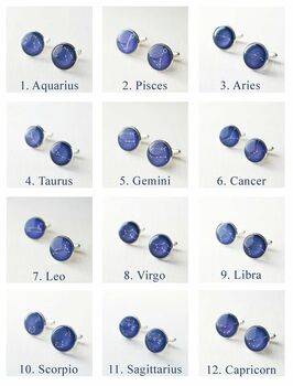 Custom Zodiac Constellation Cufflinks, 4 of 6