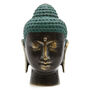 Large Antique Brass Buddha Head, thumbnail 1 of 3