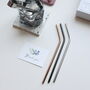 Polar Bear Ice Mould With Steel Straws Gift Set, thumbnail 4 of 10