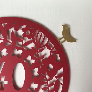 Personalised Ruby Wedding Gift, 3 of 3