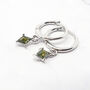 August Birthstone Peridot Earrings Gift Set For Her, thumbnail 4 of 8