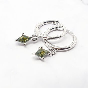 August Birthstone Peridot Earrings Gift Set For Her, 4 of 8