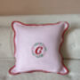 Monogrammed Scalloped Embroidered Pillow Cover, thumbnail 6 of 6