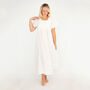 White Cotton Victorian Styled Panel Nightdress, thumbnail 5 of 7