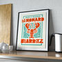 Le Homard French Lobster Kitchen Print, thumbnail 1 of 4