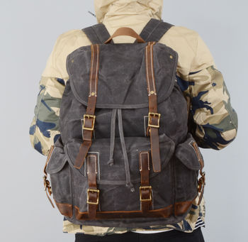 Waxed Canvas Backpack, 11 of 12