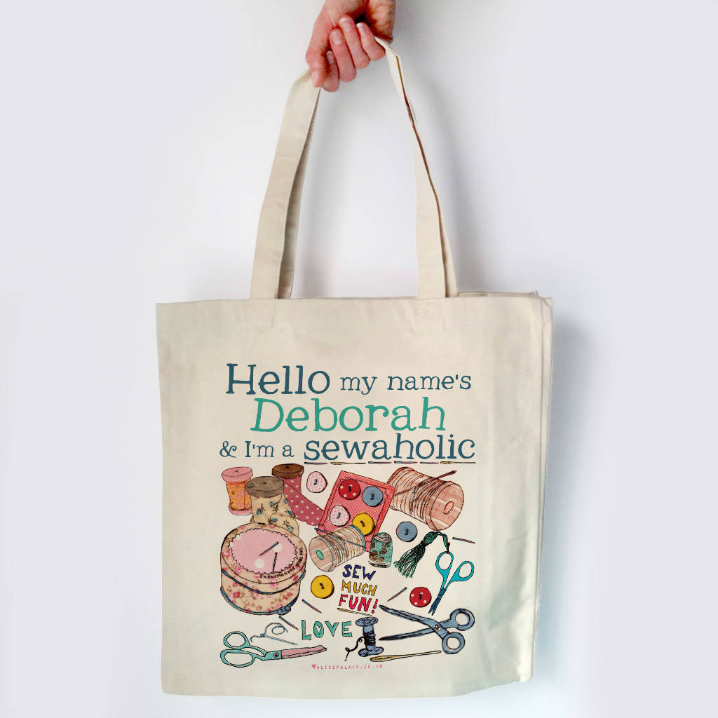 Personalised Bag For Crafters By Alice Palace | notonthehighstreet.com
