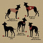 Personalised Greyhound Print For One Or Two Dogs, thumbnail 2 of 12