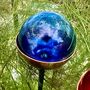 Set Of Five Colourful Glass And Copper Garden Sculptures, thumbnail 6 of 11
