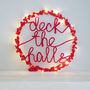 Deck The Halls Wreath Light, thumbnail 7 of 10