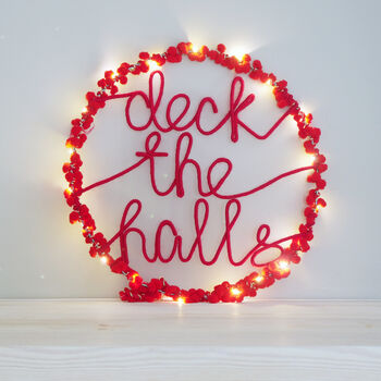 Deck The Halls Wreath Light, 7 of 10