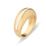 White Candy Stripe Dome Ring, thumbnail 3 of 5