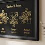 Wedding Anniversary Gifts For Couples Gold Milestones Print, thumbnail 3 of 12