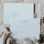 Love Story Wedding Invitation Set, thumbnail 4 of 11
