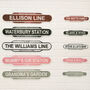 Personalised Vintage Style Train Sign, thumbnail 2 of 11