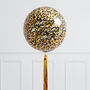 Personalised Leopard Inflated Orb Balloon, thumbnail 1 of 2
