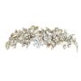 Kitty Crystal And Pearl Gold Tone Embellished Hairband, thumbnail 4 of 5