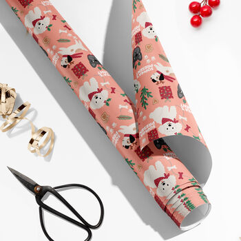 Personalised Dogs Christmas Wrapping Paper, 6 of 8