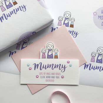 Personalised Mother's Day Card And Gift Wrap, 4 of 5