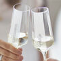 Personalised Hexagonal Champagne Flute, thumbnail 2 of 4