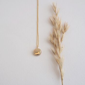 Recycled Gold Faceted Nugget Pendant, 4 of 6