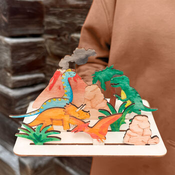 Make Your Own Dinosaur Scene Craft Kit, 9 of 9
