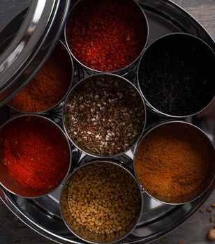 African And Middle Eastern Spice Tin With Nine Spices, 2 of 3