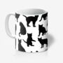 Ceramic Mug With Black Cats Print Design, thumbnail 2 of 2