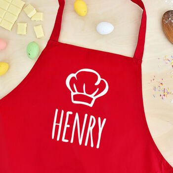 Personalised Name Kids Children's Apron, 3 of 6