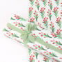 Vibrant Tulip Print Gift Wrapping Paper, thumbnail 4 of 4