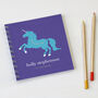 Personalised Kid's Unicorn Small Notebook, thumbnail 1 of 9