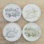 Set Of Four Forest Animal Bunny Fox Coasters, thumbnail 2 of 4