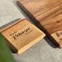 Personalised Dark Wooden Coasters, thumbnail 2 of 6