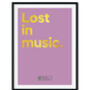 Music Lyric Print That Plays 'Lost In Music', thumbnail 3 of 11