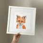 Watercolour Animals Nursery Print Set, thumbnail 3 of 7