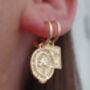 Head In The Clouds 14k Gold Plated Earrings, thumbnail 1 of 8