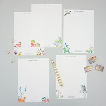 Water Birds Personalised Writing Paper, 6 of 9