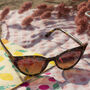 Tortoise Shell Classic Cat Eye Sunglasses, thumbnail 1 of 3