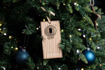 Personalised Christmas Front Door Ornament – New Home And Couples Keepsake, 11 of 11