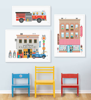 Fire Engine Print, 3 of 3