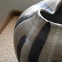 Brown Brushstroke Ceramic Vase, thumbnail 4 of 4