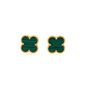 Four Leaf Clover Stud Earrings In Rainbow Of Colours, thumbnail 4 of 7